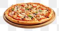 PNG Pizza tray food white background zwiebelkuchen. 