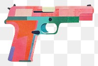 PNG Gun handgun weapon art. 