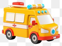 PNG Ambulance vehicle van bus. AI generated Image by rawpixel.
