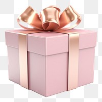 PNG Gift box ribbon bow. 