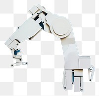 PNG Robotic arm technology machine metal. 