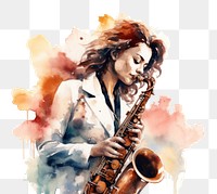 PNG Woman playing saxophone saxophonist performance photography. AI generated Image by rawpixel.