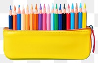 PNG Pencil yellow blue blue background. AI generated Image by rawpixel.