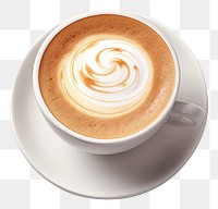 PNG Hot Macchiato cup coffee latte. AI generated Image by rawpixel.
