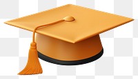 PNG Graduation cap white background intelligence certificate. 
