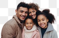 PNG Mixed race family people adult smile. 