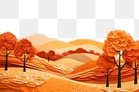PNG Autumn landscape outdoors painting autumn. AI generated Image by rawpixel.