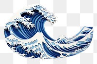 PNG Craft wave art creativity. AI generated Image by rawpixel.