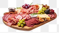PNG Charcuterie food meat pork. AI generated Image by rawpixel.