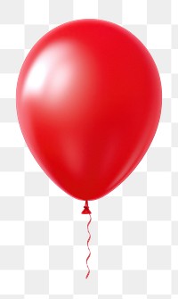 PNG  Red helium balloon birthday red anniversary. AI generated Image by rawpixel.