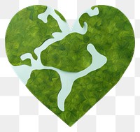 PNG Earth heart symbol white background circle. 