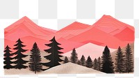 PNG Mountain outdoors painting nature. AI generated Image by rawpixel.