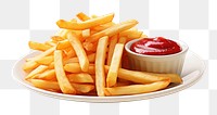 PNG French fries ketchup food  