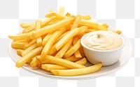 PNG French fries food white background french fries. 