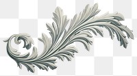 PNG Acanthus leaves pattern white background creativity. 