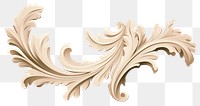 PNG Acanthus leaves pattern white background creativity. 