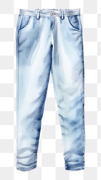 PNG Jeans denim pants white. 