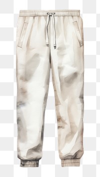 PNG Pants white white background coathanger. AI generated Image by rawpixel.