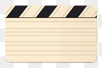PNG Slate text clapperboard technology. AI generated Image by rawpixel.