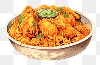 PNG Food biryani plate  