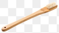 PNG Wooden toothbrush tool white background simplicity. 