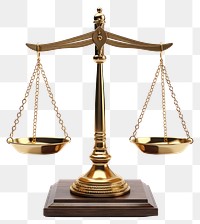 PNG Justice scale white background lighting bronze. 