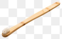 PNG Bamboo toothbrush tool white background silverware. AI generated Image by rawpixel.