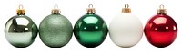 PNG Christmas jewelry green  