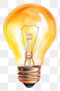 PNG Light bulb lightbulb electricity illuminated. 