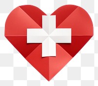 PNG Healthcare icon heart symbol white. 