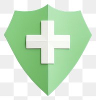 PNG Healthcare icon symbol shield green. 