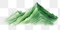 PNG Green mountain outdoors drawing nature. AI generated Image by rawpixel.