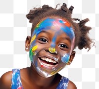 PNG Portrait smile creativity hairstyle. AI generated Image by rawpixel.