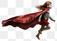 PNG Little Girl dancing adult cape. AI generated Image by rawpixel.