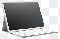 PNG Tablet mockup computer keyboard laptop. 