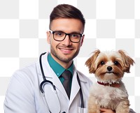 PNG Veterinarian dog glasses mammal. AI generated Image by rawpixel.