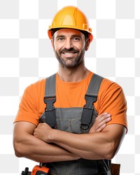 PNG Portrait hardhat helmet white background. AI generated Image by rawpixel.