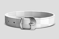 Pet collar png mockup, transparent design