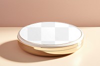 Compact powder  png mockup, transparent design