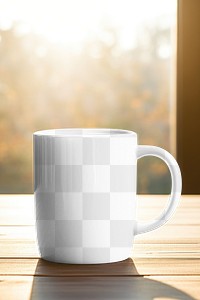 Coffee mug png mockup, transparent design