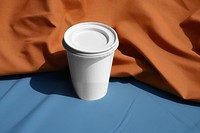 Paper coffee cup png mockup, transparent product packaging