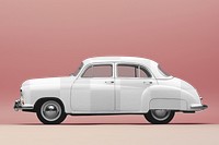 Classic car png mockup, retro vehicle, transparent design