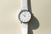 Wristwatch band png mockup, transparent design