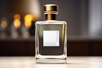 Perfume bottle png mockup, fragrance, transparent design