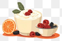 PNG Yoghurt fruit food raspberry. AI generated Image by rawpixel.
