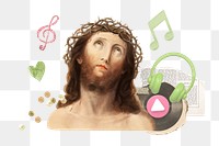 Christian png, church music remix, transparent background