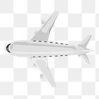 Travel airplane png, aesthetic illustration, transparent background