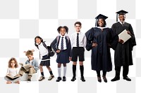 PNG education for all, school remix, transparent background