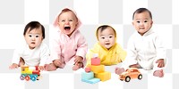 PNG play time, baby remix, transparent background