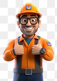 PNG Engineering cartoon hardhat helmet. AI generated Image by rawpixel.